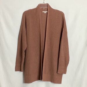 American Eagle Mocha Mousse Open Front Cardigan Sweater Size S